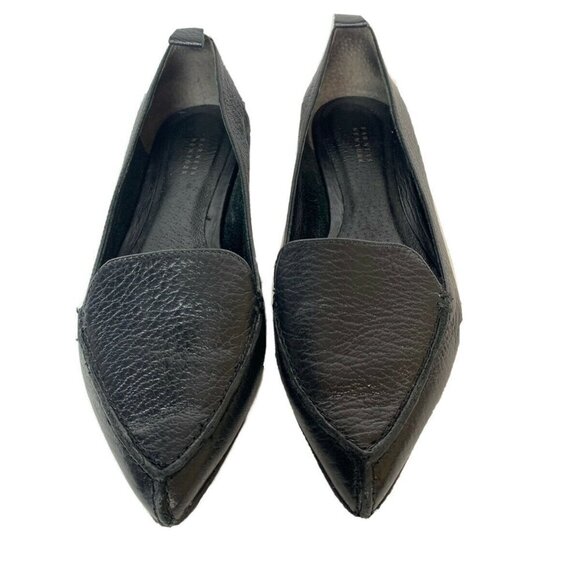 Barneys New York Pointed Toe Leather Loafer - Picture 9 of 12